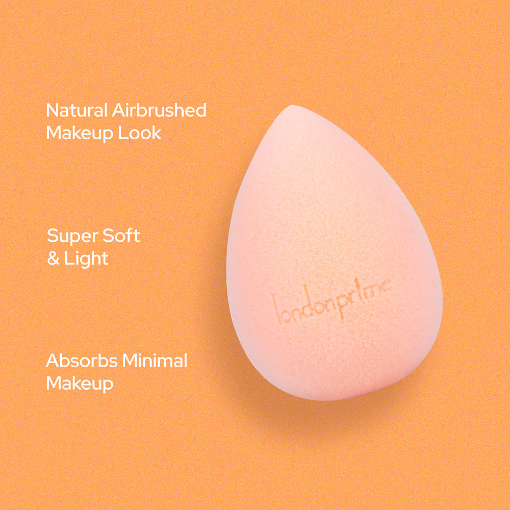 Buy Orange Microfiber Velvet Sponge - London Prime