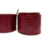 LONDON PRIME Red Brush holder Cylinder Shaped (XL)