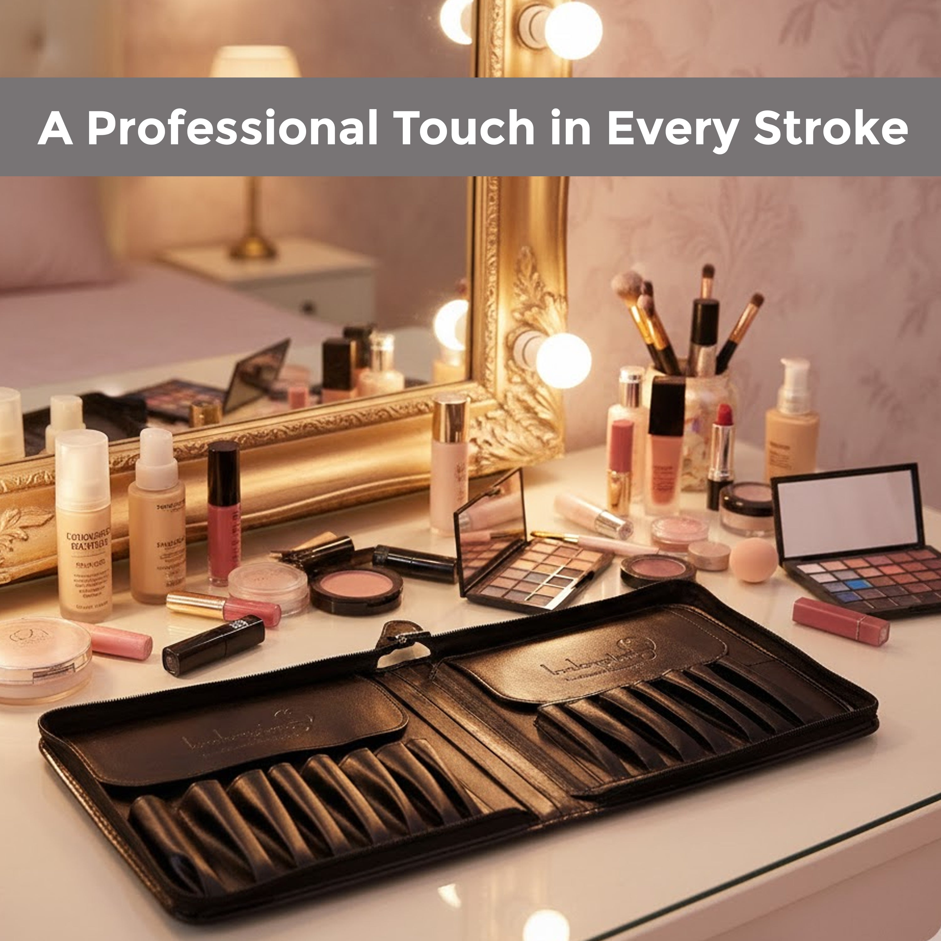 London Prime HD Pro Signature Brush Pouch -38pcs (Black)