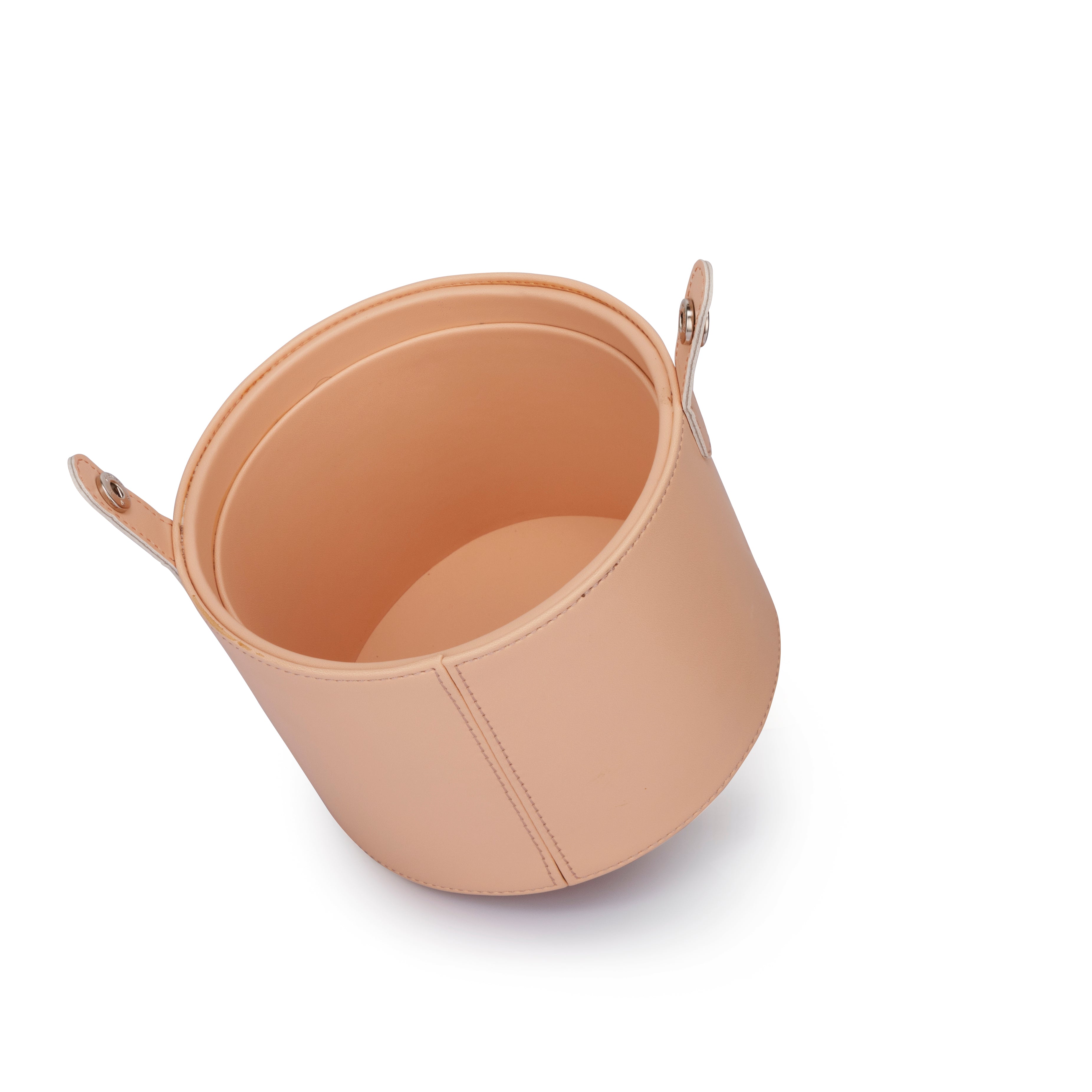 Cosmetics Brush Holder Cylinder Shaped - Peach